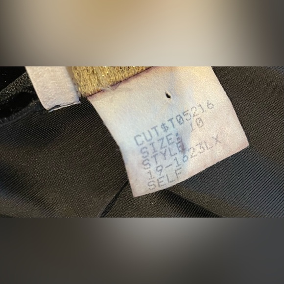 VINTAGE 90s Y2K Cache Velvet Satin Gown Dress - Picture 6 of 10